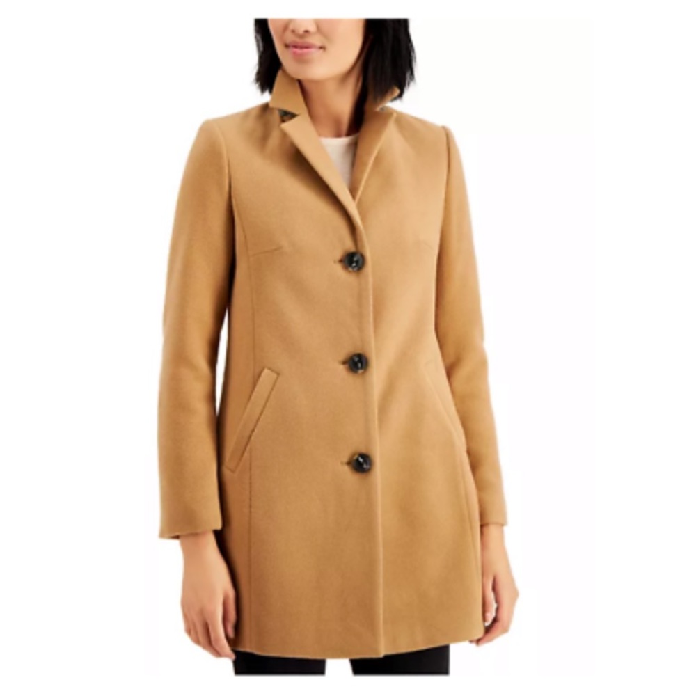 Tan/beige junior’s pea coat
